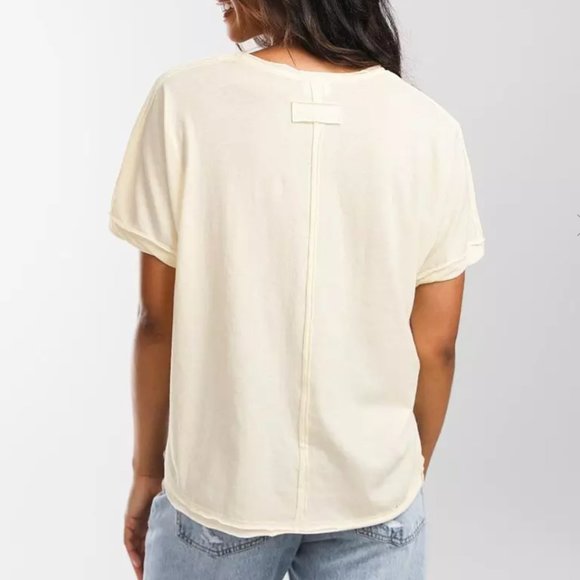 BKE Raw Edge V-Neck Henley - Picture 2 of 3